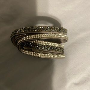 Studded wrapped bracelet